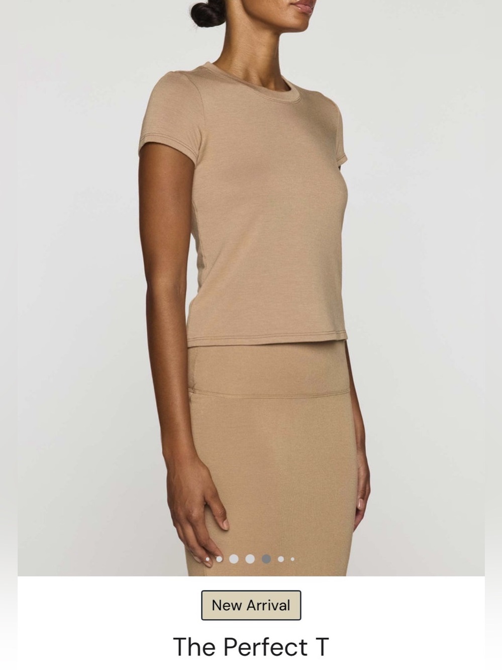 Bleusalt The Perfect T — Women's Crewneck Tee in Camel- NWOT - size M (2)
